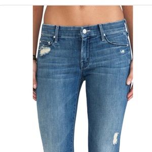 Mother The Looker Ankle Zip Jeans